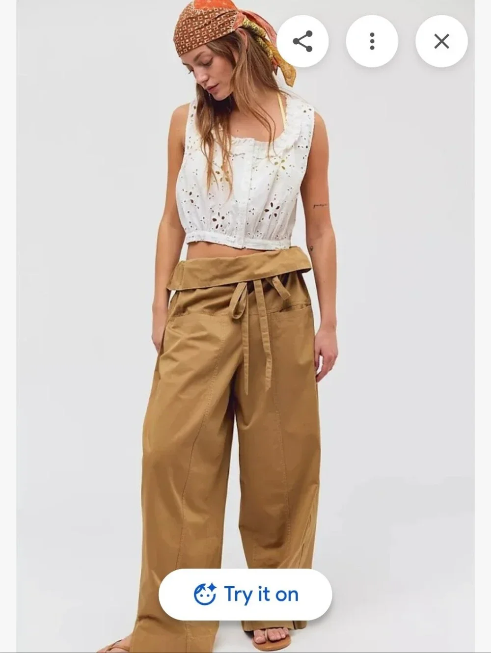 NWT Free People Madelyn Cotton Maxi Skirt Set – Sugar Swizzle – Large